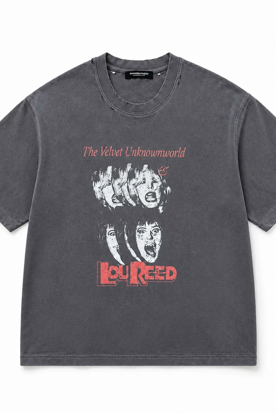 Mingstreet ASC launch still-life | UNKNOWNWORLD | Washed Distressed Graphic T Shirt | Gray | crumple_regen_confirmed_2026-06-25
