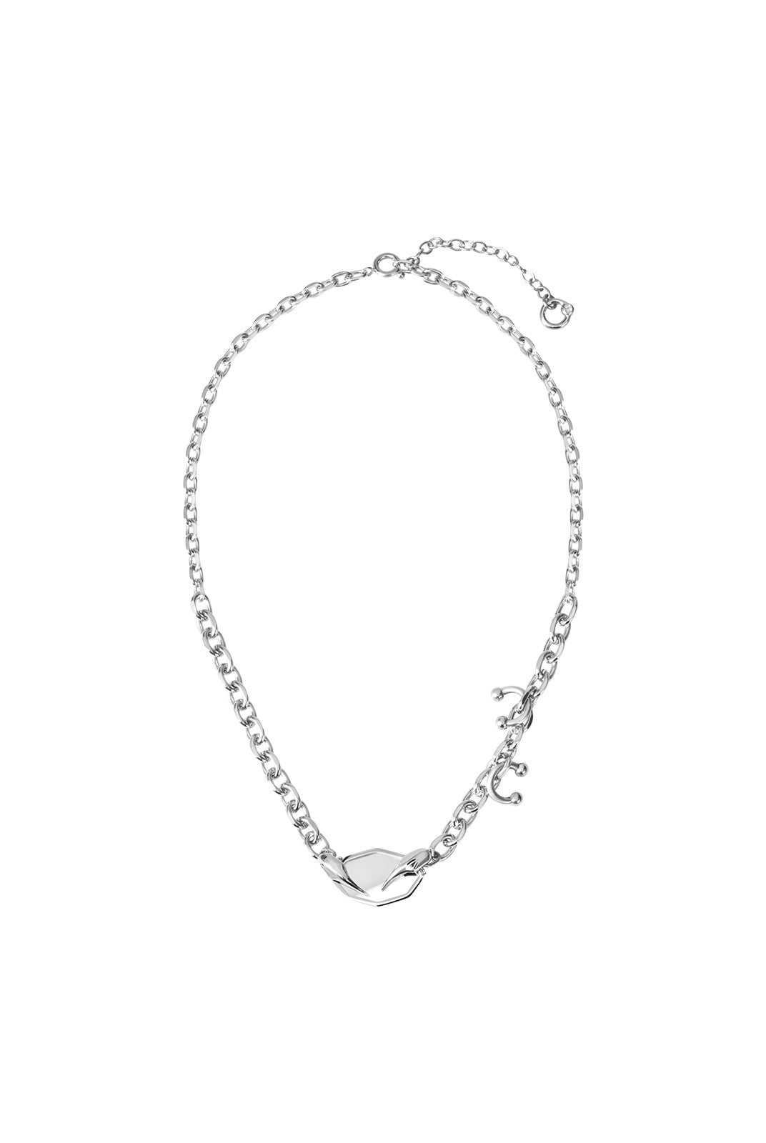BLACKHEAD Panic Mirror Pendant Necklace in Silver