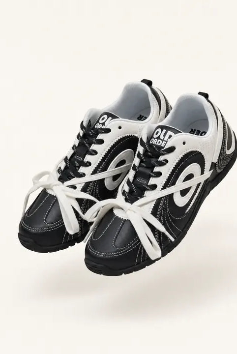 Mingstreet ASC launch still-life | OLDORDER | Turbo Lite Retro GAT Sneakers | Black | ready_now_existing_asset