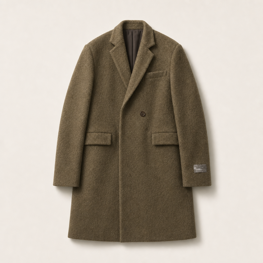 Mingstreet ASC launch still-life | SOD | Oversized Double Breasted Wool Blend Coat | Green | ready_now_uncrumpled_replacement