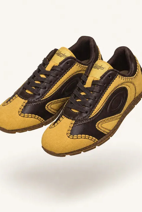 Mingstreet ASC launch still-life | OLDORDER | Turbo Lite Retro GAT Sneakers | Brown | ready_now_existing_asset