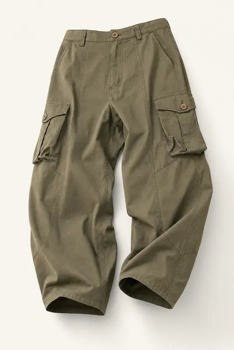 Mingstreet ASC launch still-life | BEERBRO | Washed Cotton Safari Cargo Pants | Olive | ready_now_existing_asset