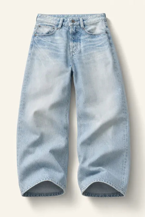 Mingstreet ASC launch still-life | FaxCopyExpress | Washed Cotton Gardener Jeans | Blue | ready_now_existing_asset