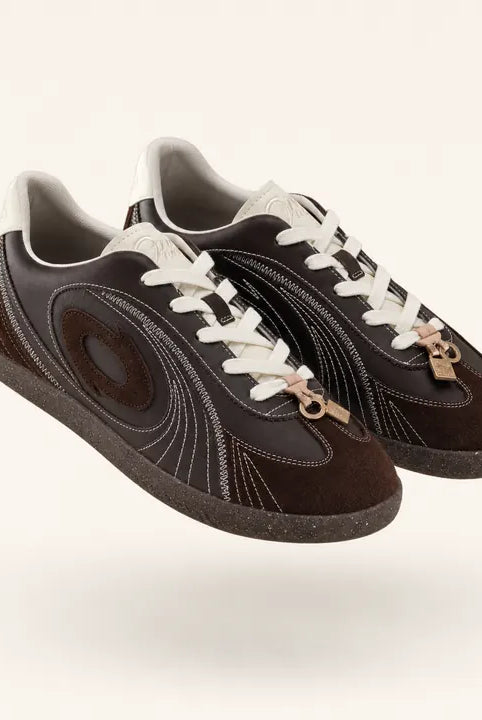 Mingstreet ASC launch still-life | OLDORDER | Dark Brown German Army Trainers | Brown | ready_now_existing_asset