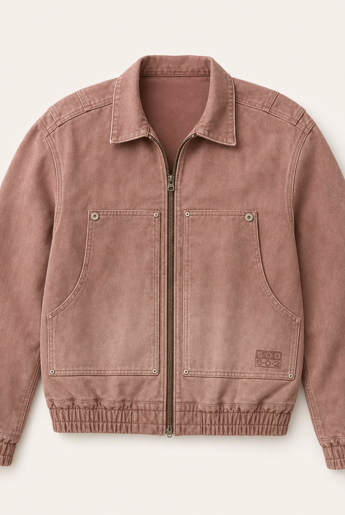 Mingstreet ASC launch still-life | SOD | Distressed Cotton Lumberjack Jacket | Red | ready_now_uncrumpled_replacement