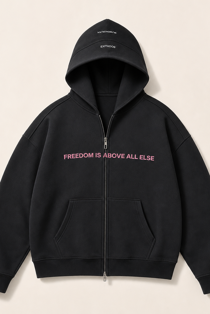 Mingstreet ASC launch still-life | BLINDNOPLAN | Faux Double Layer Paneled Hoodie | Black | ready_now_uncrumpled_replacement