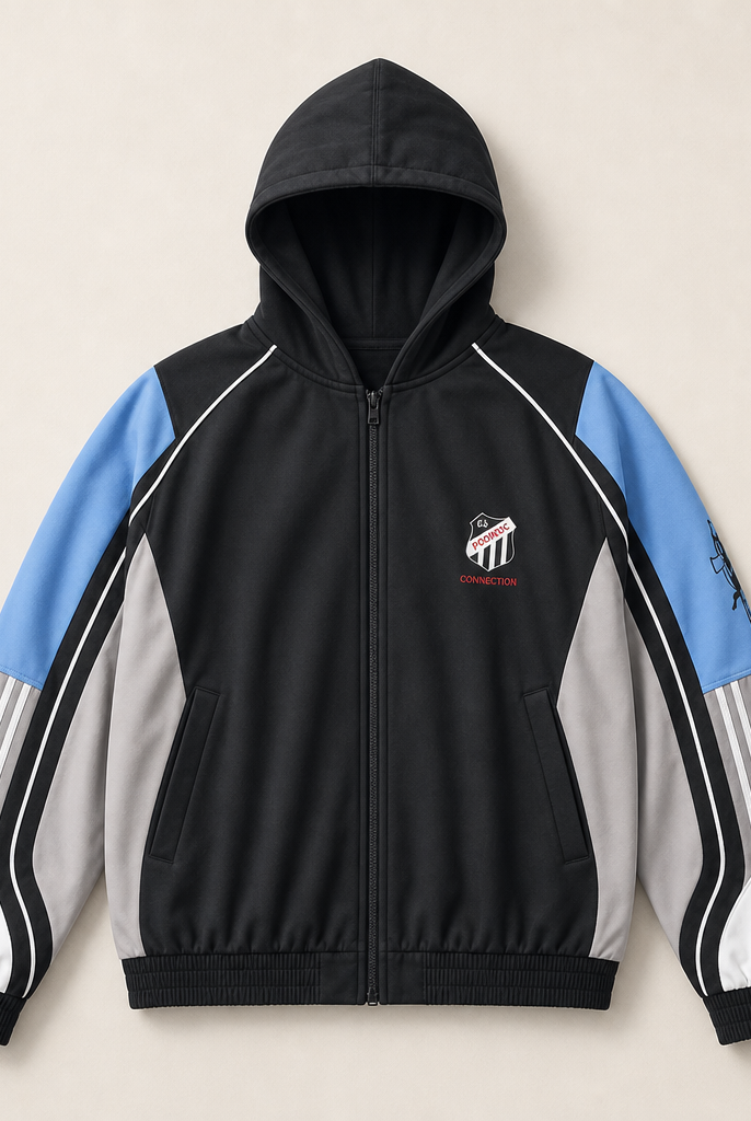 Mingstreet ASC launch still-life | BLINDNOPLAN | Color Blocked Hooded Track Jacket | Black | ready_now_uncrumpled_replacement