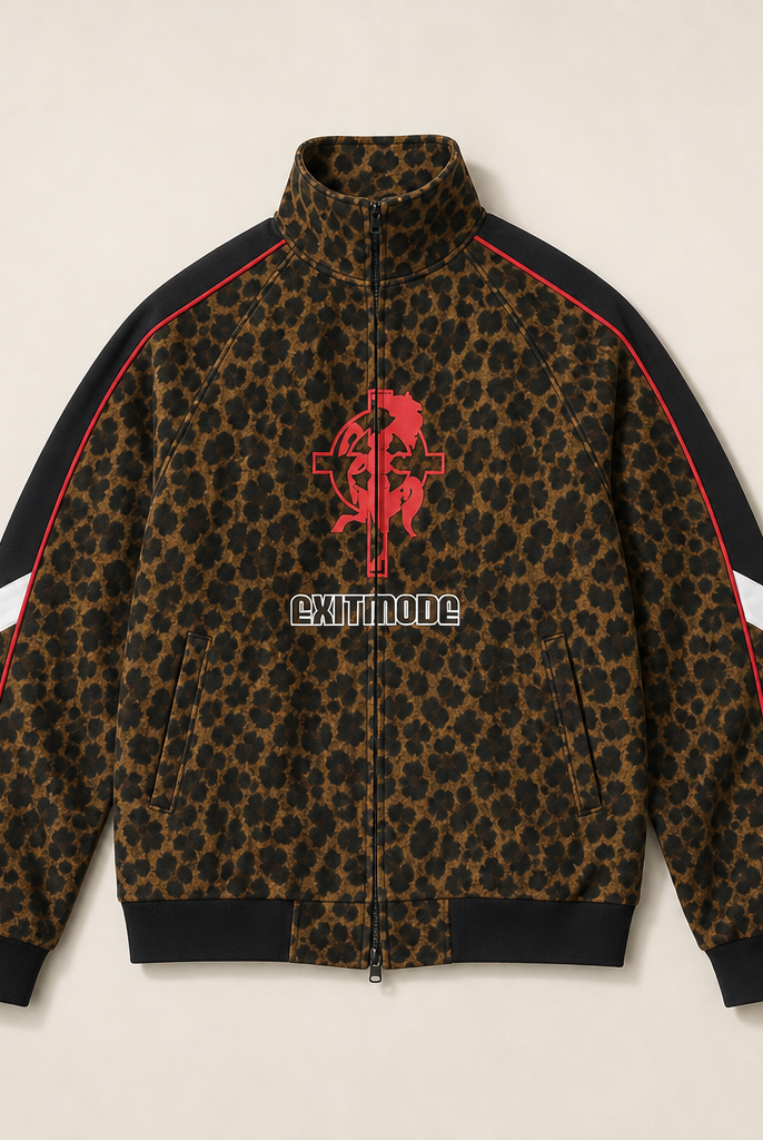Mingstreet ASC launch still-life | BLINDNOPLAN | Leopard Print Zip Up Jacket | Brown | ready_now_uncrumpled_replacement