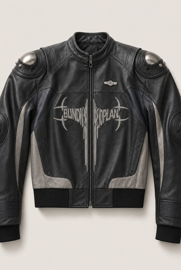 Mingstreet ASC launch still-life | BLINDNOPLAN | Cropped Paneled Faux Leather Moto Jacket | Black | ready_now_uncrumpled_replacement