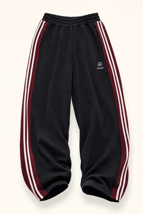Mingstreet ASC launch still-life | BLINDNOPLAN | Raw Edge Contrast Paneled Sweatpants | Black | ready_now_existing_asset