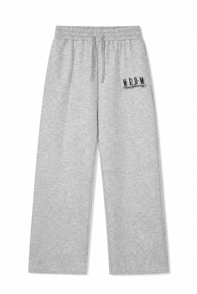 Mingstreet ASC launch still-life | MEDM | Cotton Blend Straight Leg Sweatpants | Gray | generated_extra_ready_product_colorway