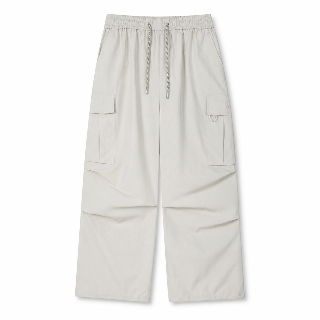 Mingstreet ASC launch still-life | MEDM | Multi Pocket Parachute Cargo Pants | Gray | generated_extra_ready_product_colorway