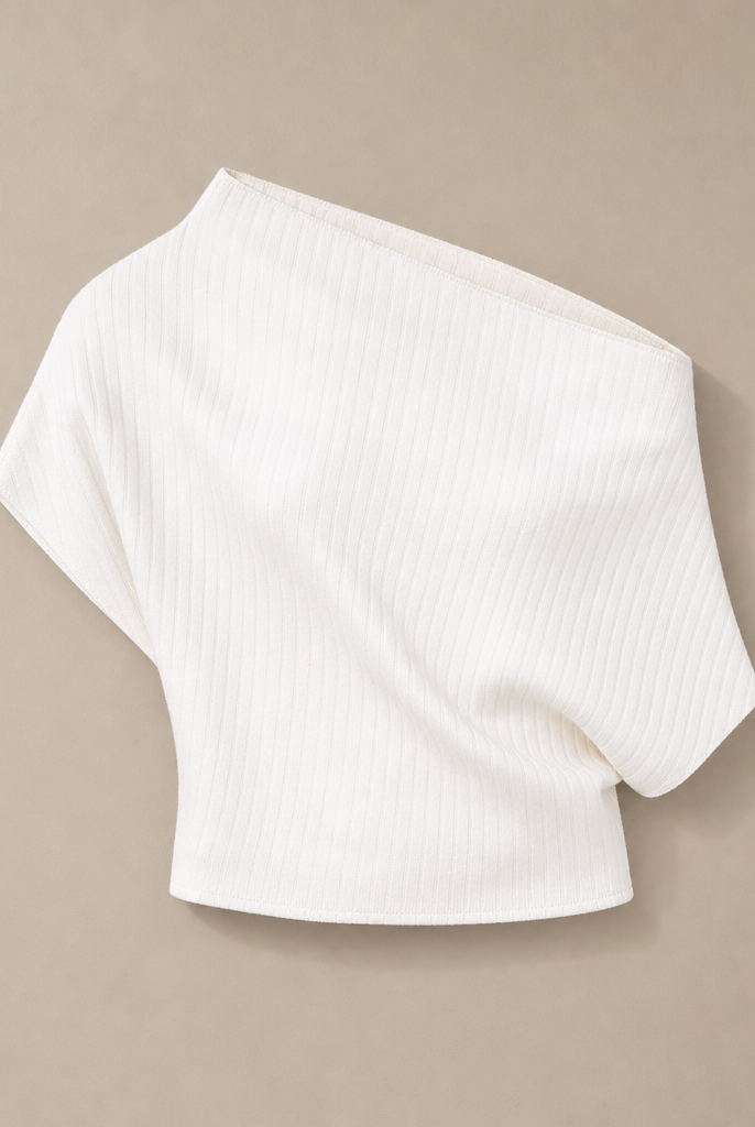 Mingstreet ASC launch still-life | RARELY ALIKE | Multi Way Wool Blend Knit Top | White | generated_missing_still_life_expansion