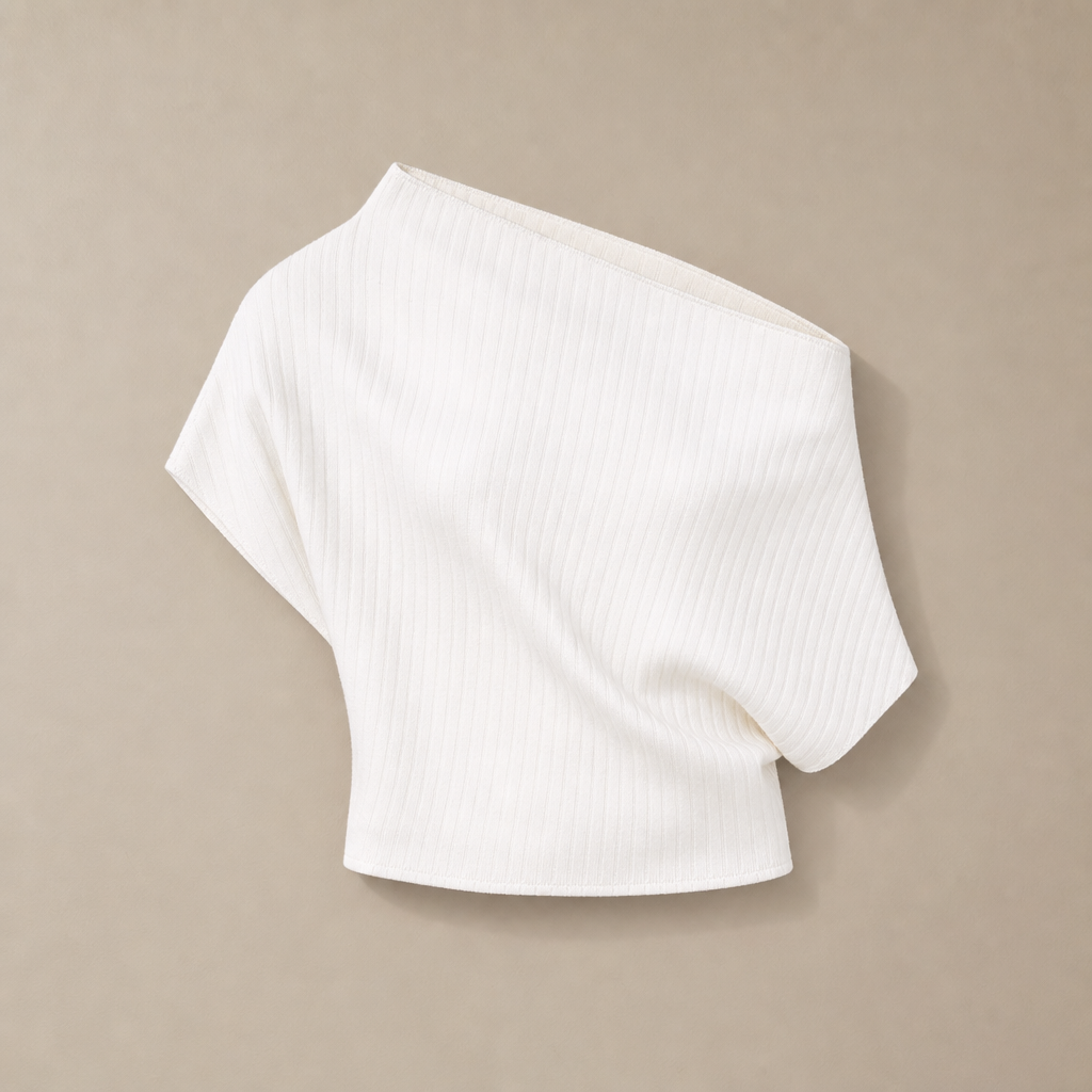 Mingstreet ASC launch still-life | RARELY ALIKE | Multi Way Wool Blend Knit Top | White | generated_missing_still_life_expansion