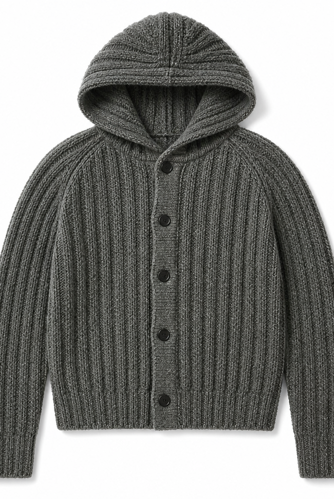 Mingstreet ASC launch still-life | JCAESAR STUDIO | Heavyweight Ribbed Hooded Sweater | Gray | generated_extra_ready_product_colorway