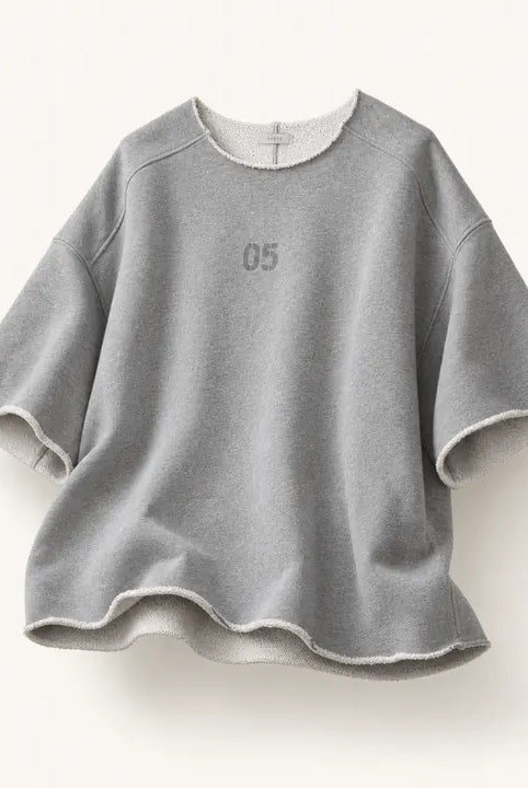Mingstreet ASC launch still-life | D5ove | Heavyweight Boxy Cotton T Shirt | Gray | ready_now_existing_asset