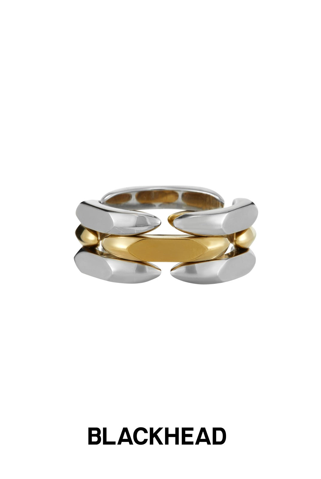 BLACKHEAD Convertible Structural Steel Ring in Gray