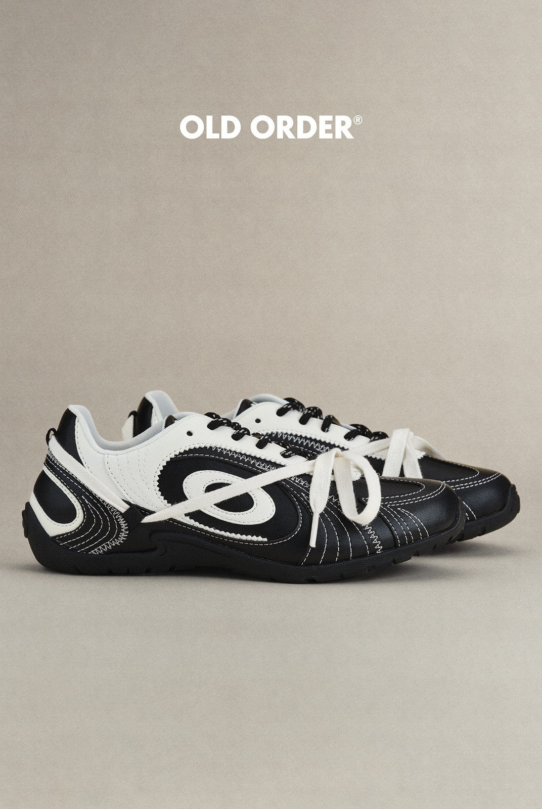 OLDORDER Turbo Lite Retro GAT Sneakers in Black