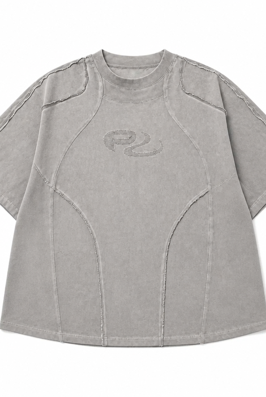 Mingstreet ASC launch still-life | PERSONSOUL | Deconstructed Distressed Cotton T Shirt | Gray | crumple_regen_confirmed_2026-06-25