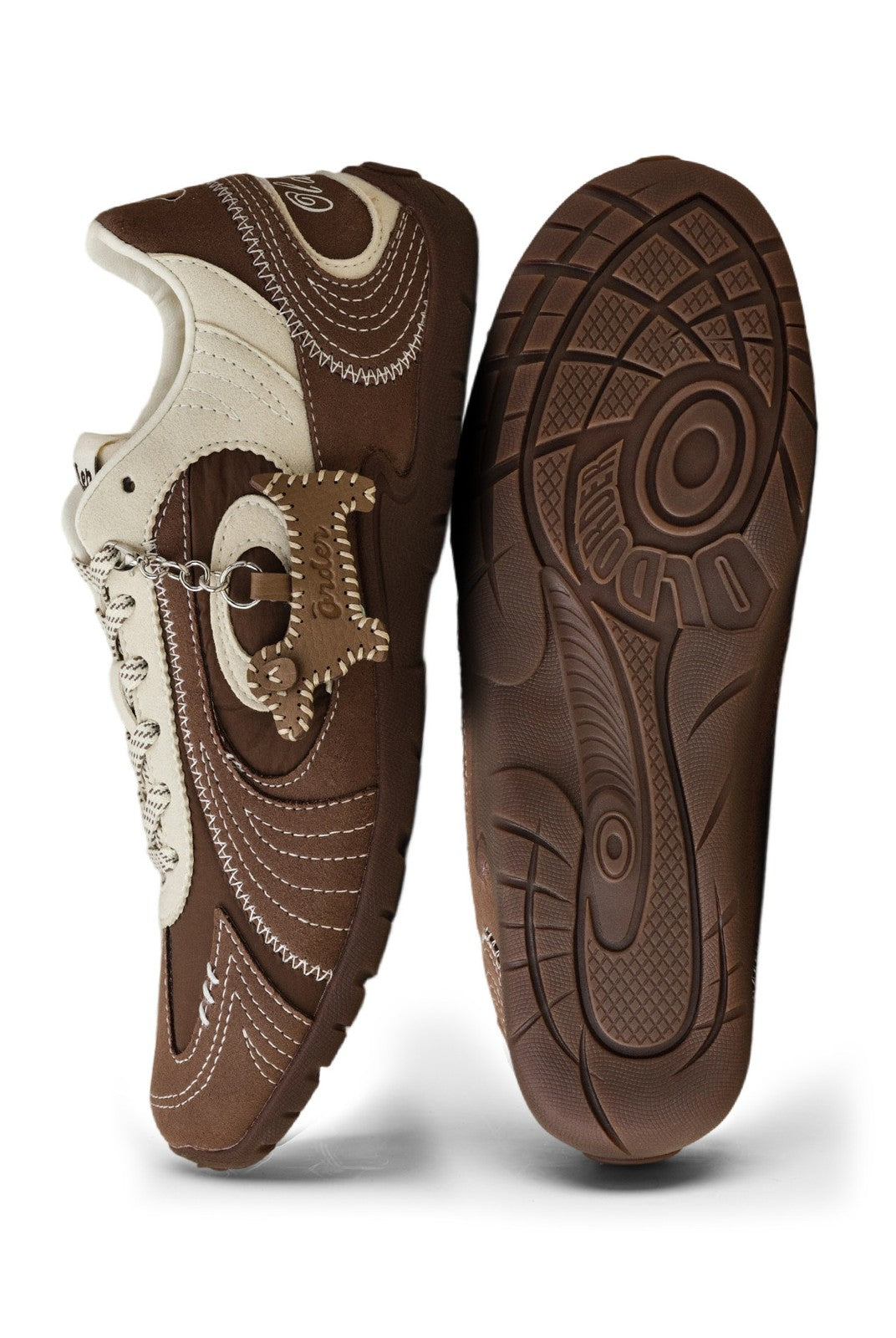 OLDORDER Turbo Lite Dachshund Sneakers in Brown