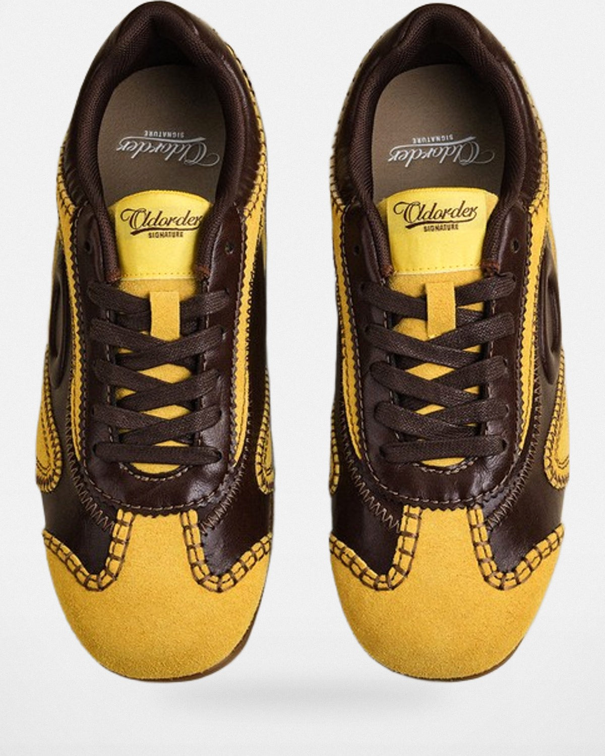 OLDORDER Turbo Lite Retro GAT Sneakers in Brown