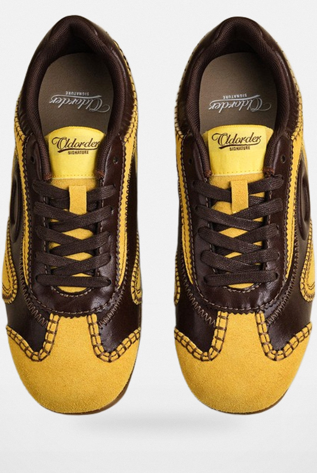 OLDORDER Turbo Lite Retro GAT Sneakers in Brown
