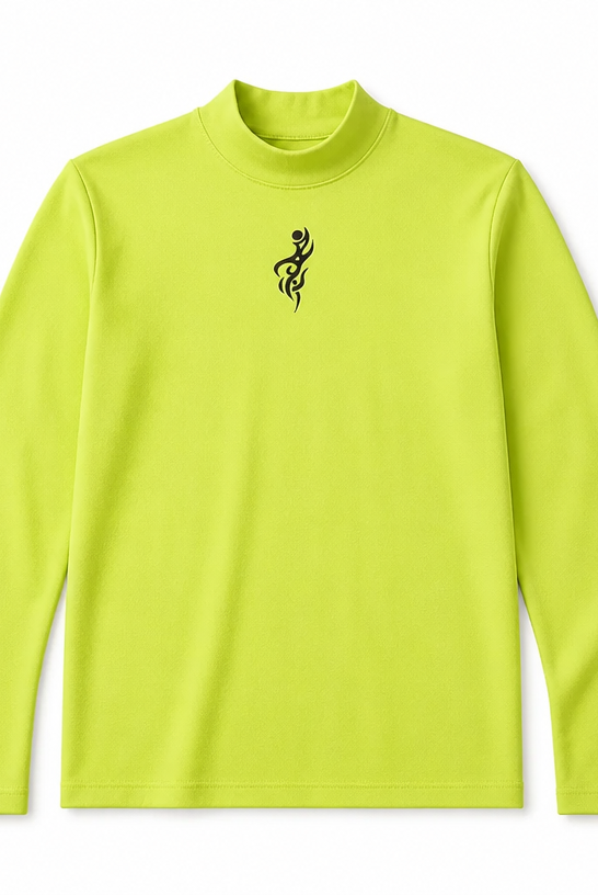 Mingstreet ASC launch still-life | BEERBRO | Mock Neck Graphic Long Sleeve Tee | Green | crumple_regen_confirmed_2026-06-25