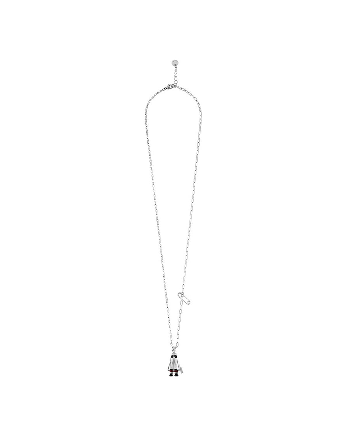 BLACKHEAD Titanium Steel Ghost Necklace in Silver