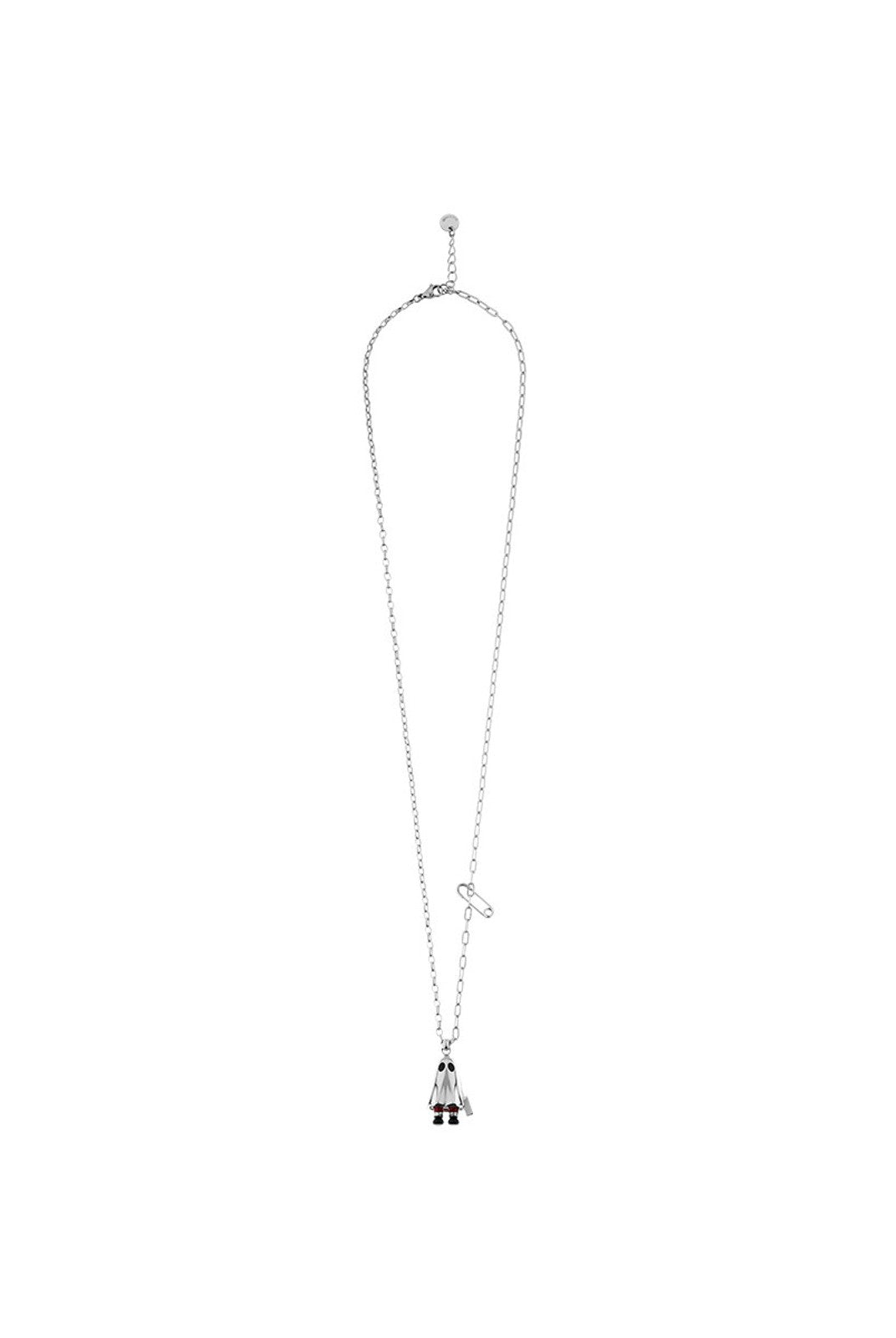 BLACKHEAD Titanium Steel Ghost Necklace in Silver