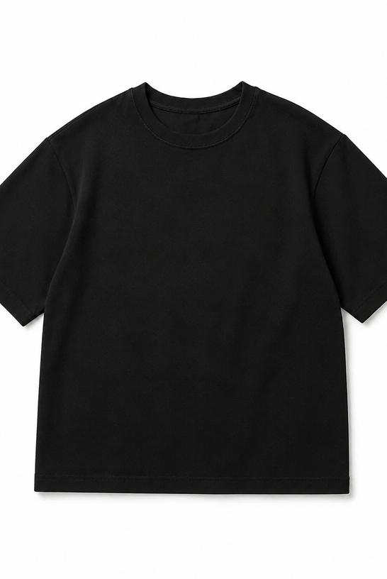 Mingstreet ASC launch still-life | D5ove | Irregular Linen Cotton T Shirt | Black | crumple_regen_confirmed_2026-06-25