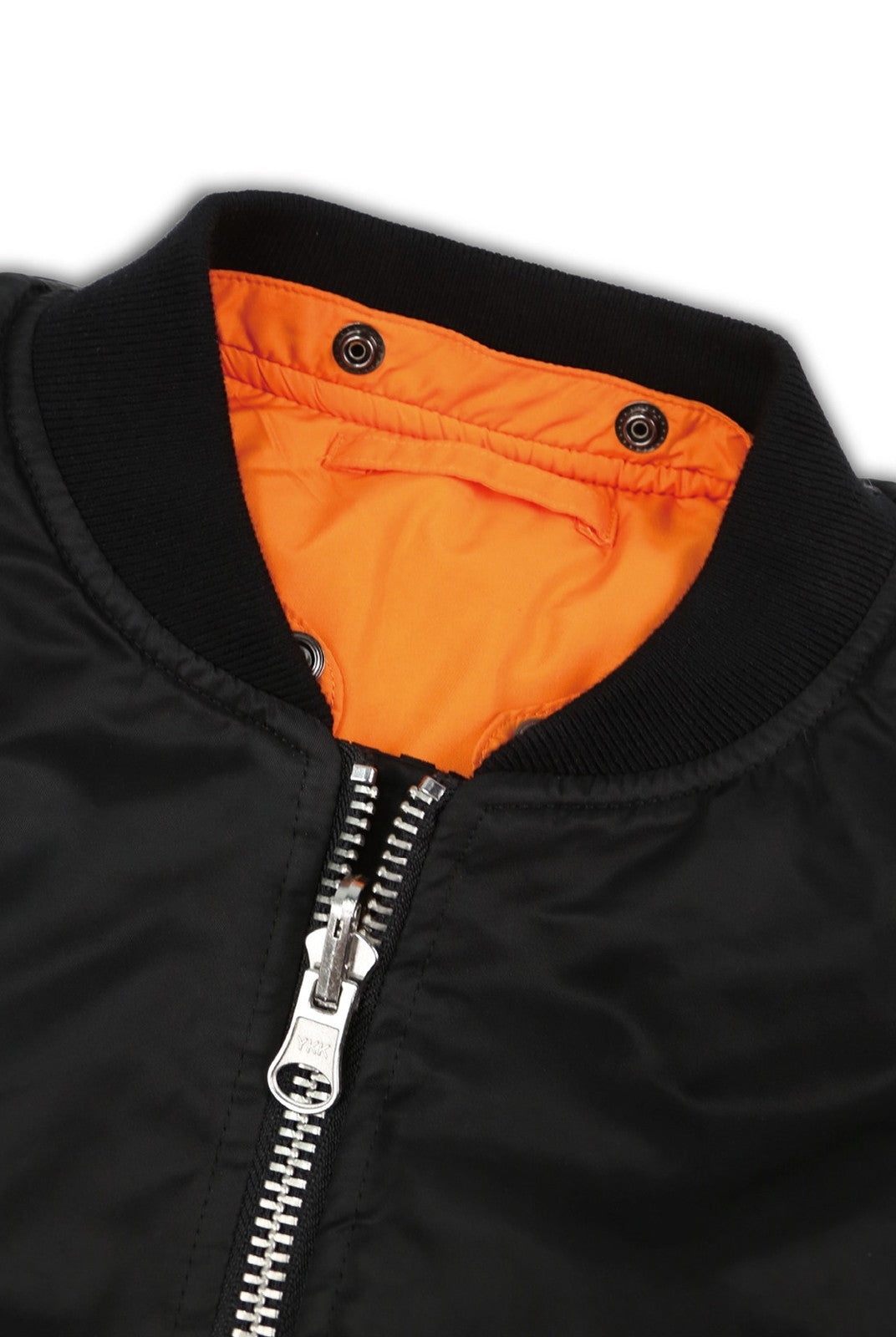 SOD Narcoleptic Hooded Bomber Jacket in Black - Detail