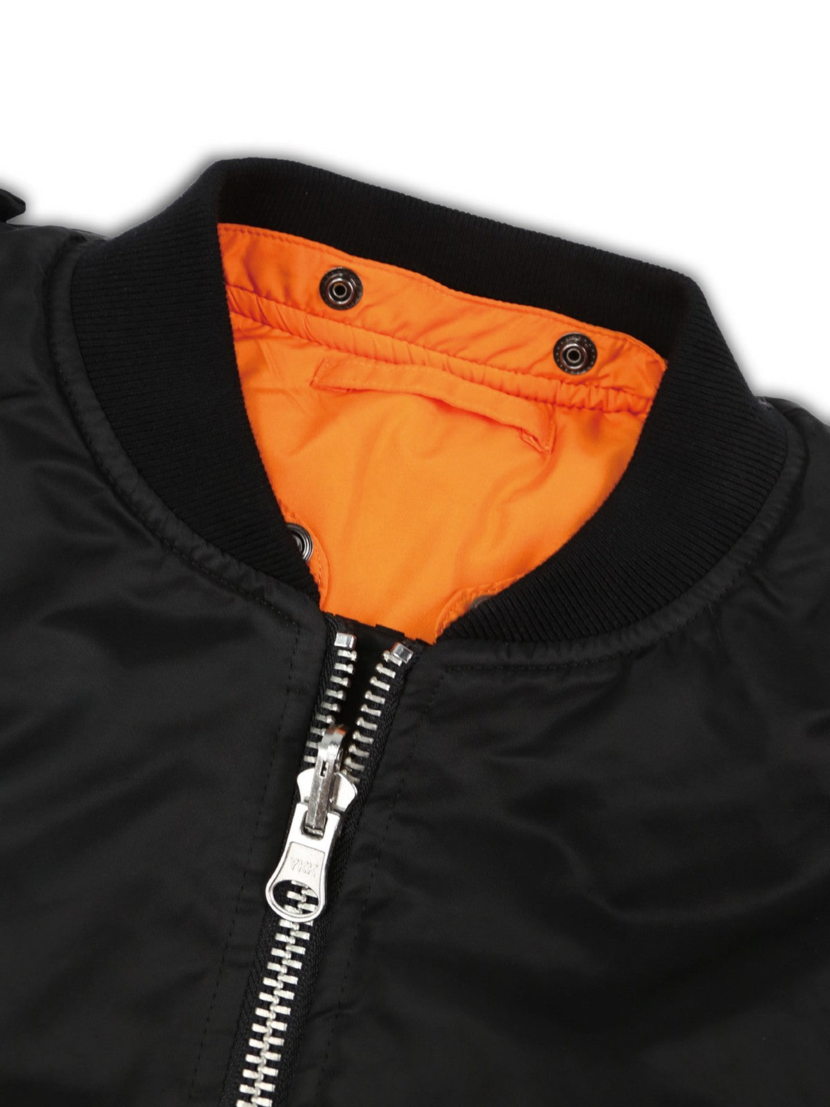 SOD Narcoleptic Hooded Bomber Jacket in Black - Detail