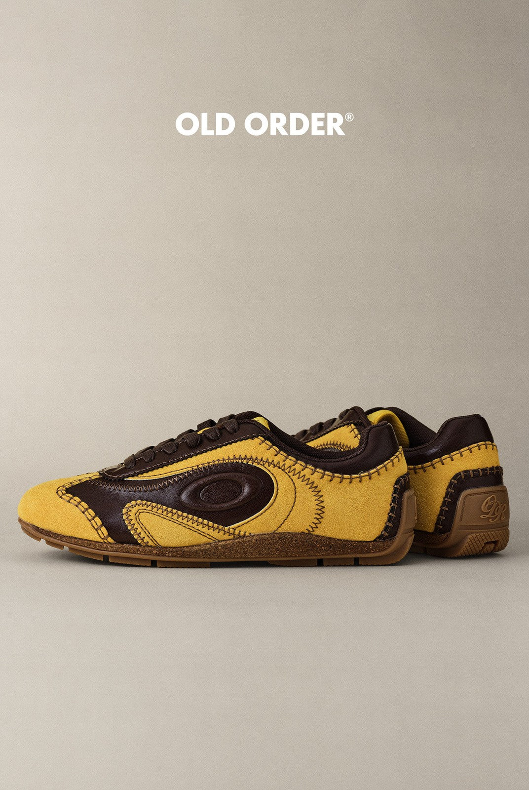 OLDORDER Turbo Lite Retro GAT Sneakers in Brown