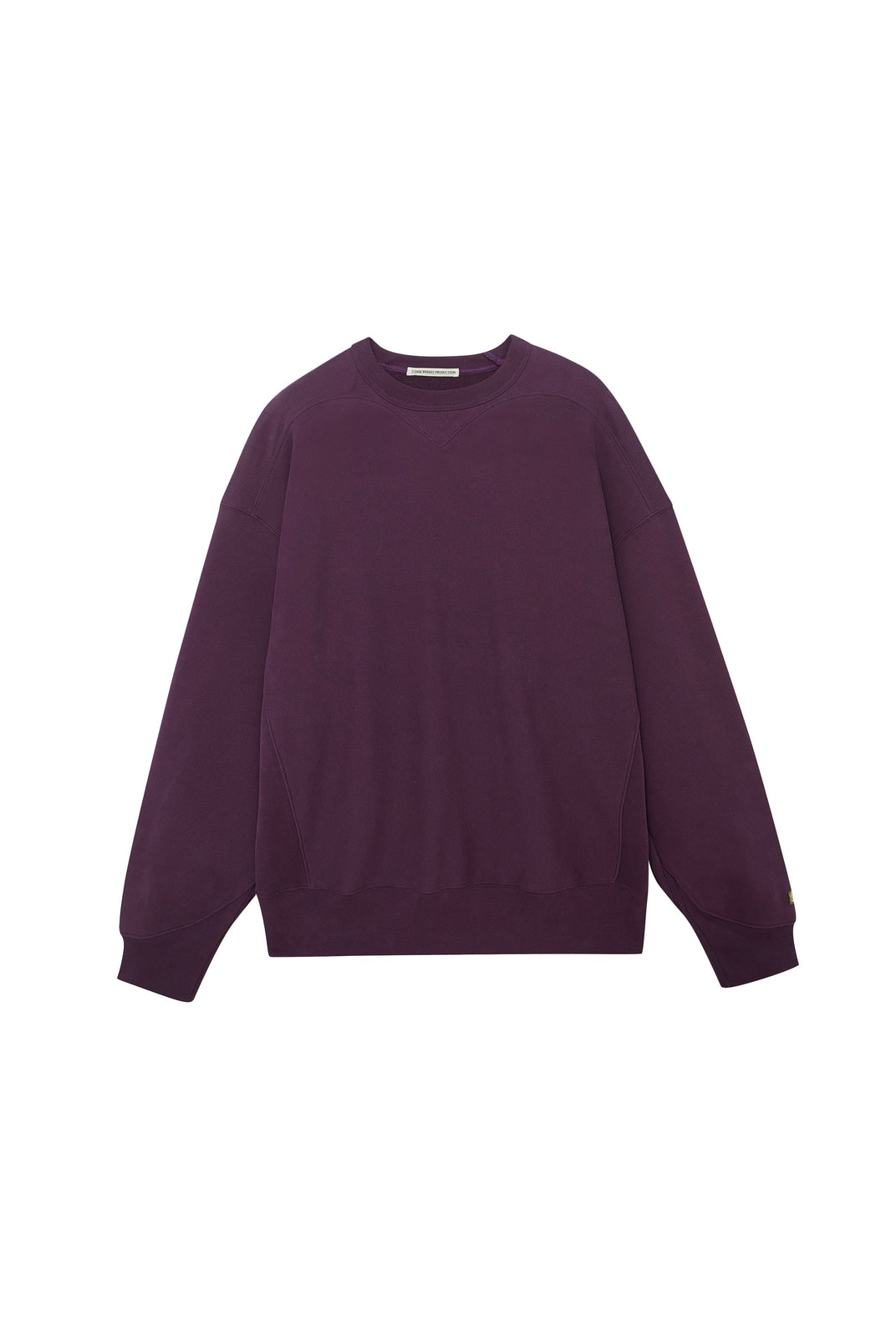 USAGE Reversible Cotton Crewneck Sweatshirt in Purple