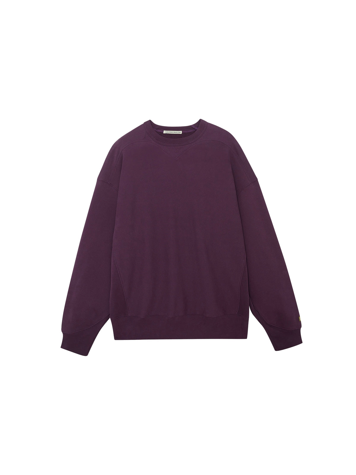 USAGE Reversible Cotton Crewneck Sweatshirt in Purple