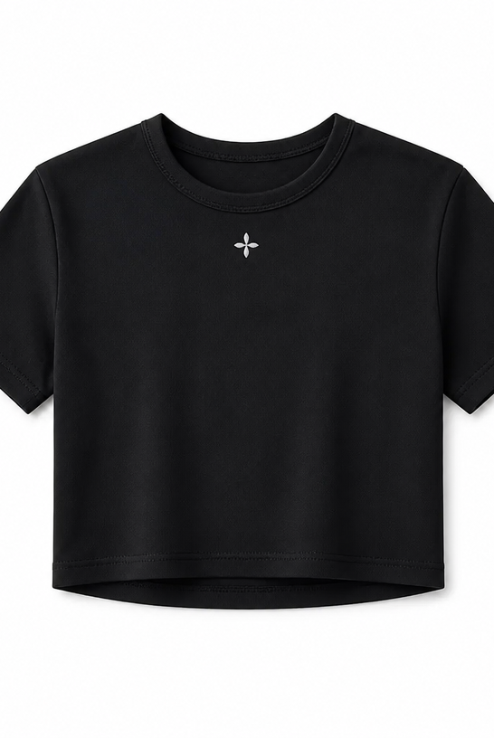 Mingstreet ASC launch still-life | SMFK | Silk Blend Short Sleeve Crop Top | Black | crumple_regen_confirmed_2026-06-25