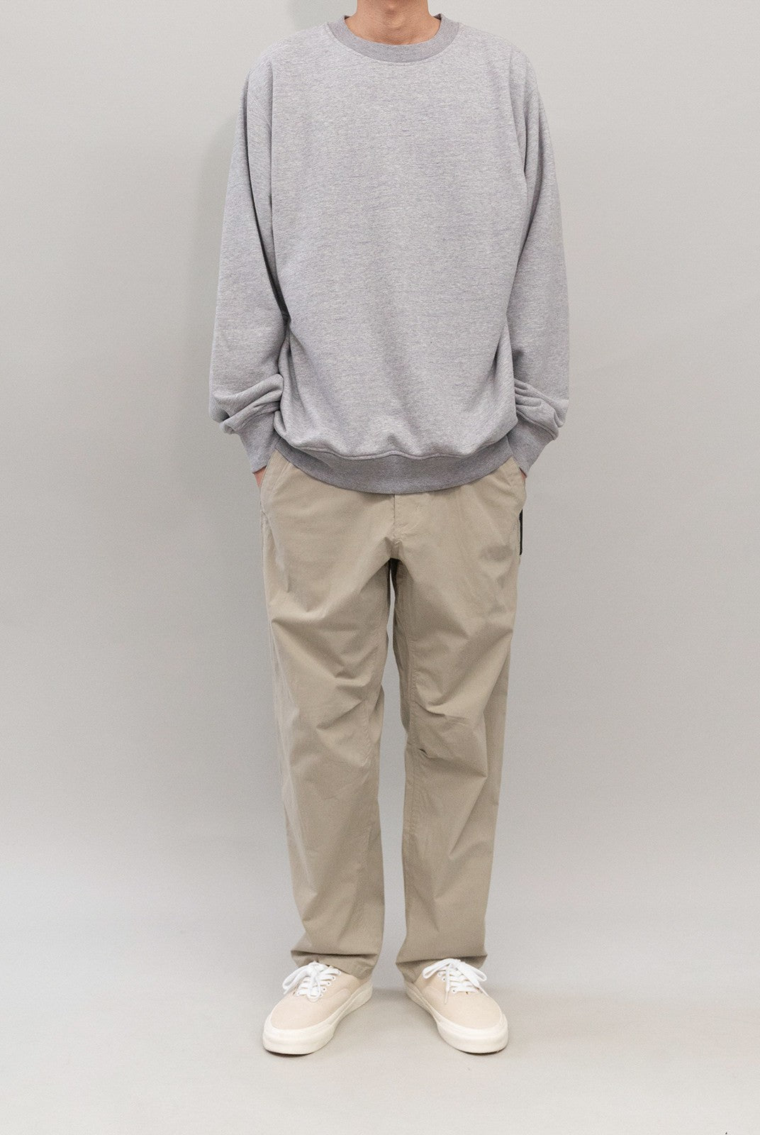 SOD Water Repellent Tapered Hiking Pants in Beige - On Model