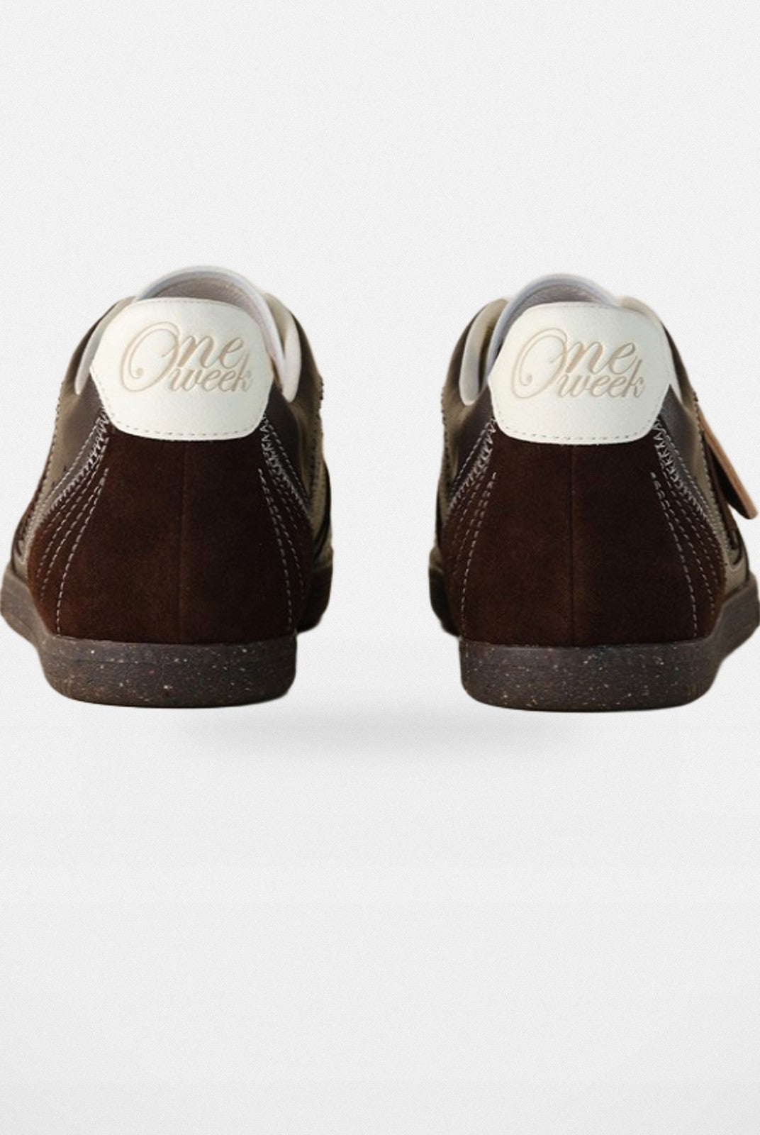 OLDORDER Dark Brown German Army Trainers in Brown