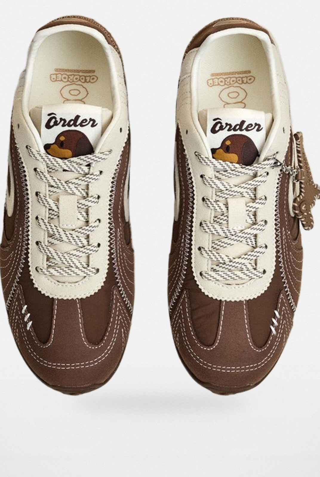 OLDORDER Turbo Lite Dachshund Sneakers in Brown