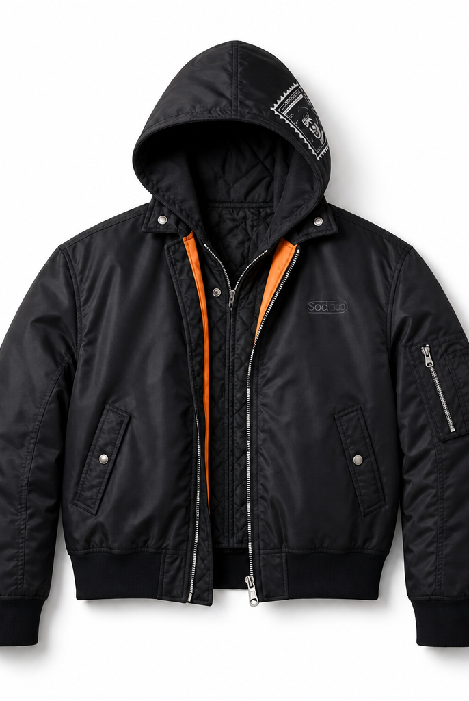 Mingstreet ASC launch still-life | SOD | Narcoleptic Hooded Bomber Jacket | Black | background_redo_2026-06-21