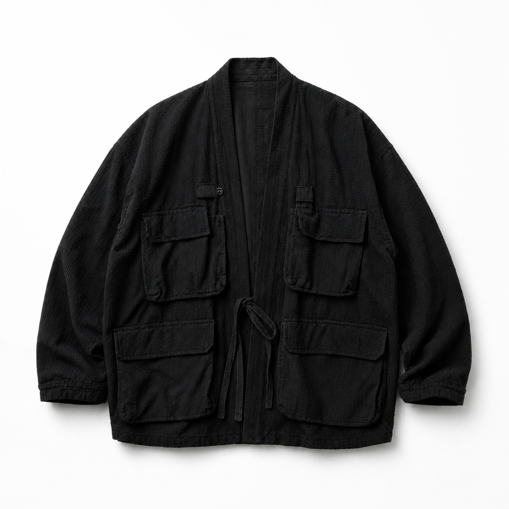 Mingstreet ASC launch still-life | USAGE | Reversible Utility Noragi Jacket | Black | background_redo_2026-06-21
