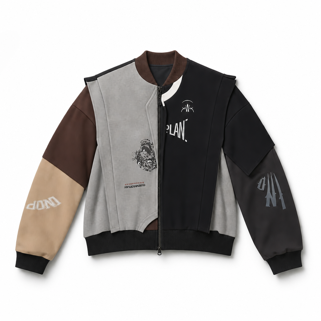 Mingstreet ASC launch still-life | BLINDNOPLAN | Reversible Patchwork Bomber Jacket | Beige | background_redo_2026-06-21