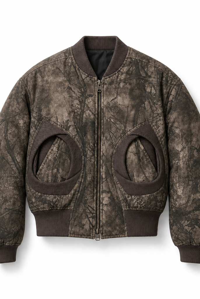 Mingstreet ASC launch still-life | D5ove | Forest Camo Padded Bomber Jacket | Brown | background_redo_2026-06-21