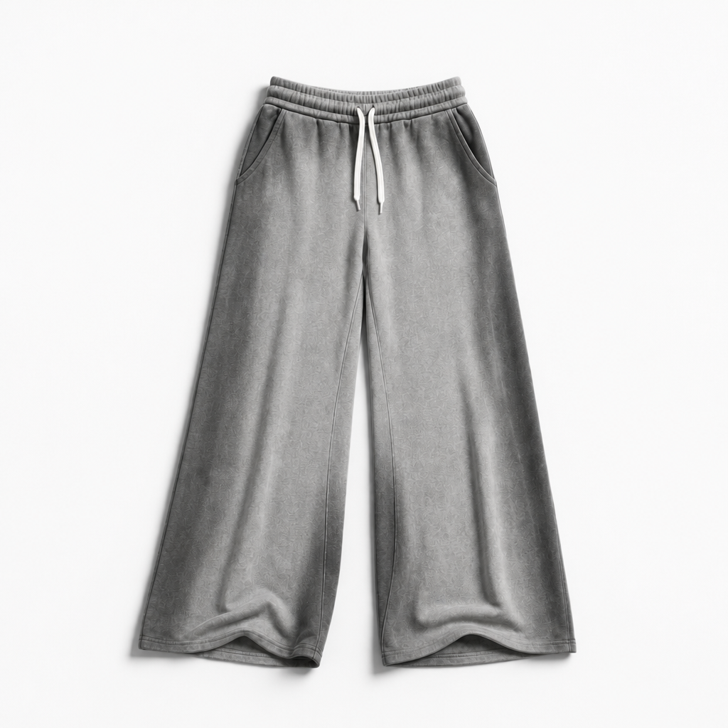 Mingstreet ASC launch still-life | RARELY ALIKE | Gradient Wide Leg Sweatpants | Gray | background_redo_2026-06-21