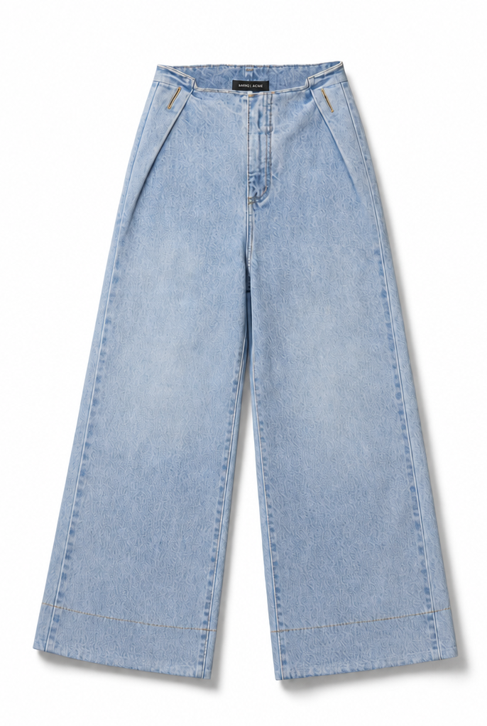 Mingstreet ASC launch still-life | RARELY ALIKE | Irregular Waist Wide Leg Jeans | Sky Blue | background_redo_2026-06-21