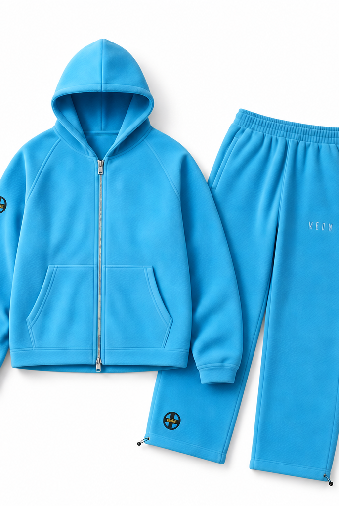 Mingstreet ASC launch still-life | MEDM | Polar Fleece Zip Hoodie Jogger Set | Sky Blue | background_redo_2026-06-21