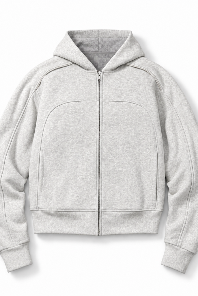 Mingstreet ASC launch still-life | JCAESAR STUDIO | Arch Panel Zip Up Hoodie | Light Gray | background_redo_2026-06-21