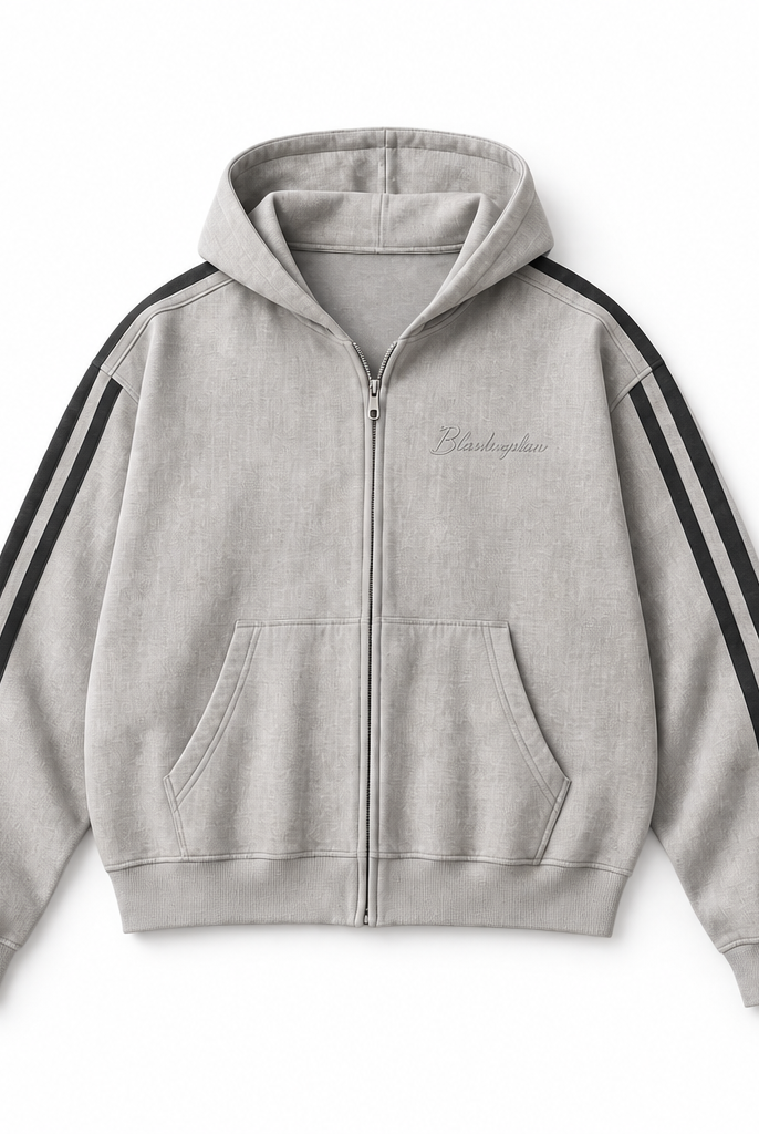 Mingstreet ASC launch still-life | BLINDNOPLAN | Distressed Embroidered Zip Up Hoodie | Gray | background_redo_2026-06-21