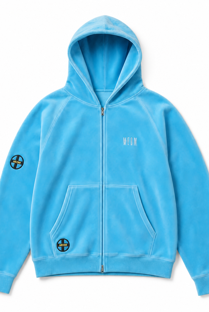 Mingstreet ASC launch still-life | MEDM | Polar Fleece Zip Up Hoodie | Sky Blue | background_redo_2026-06-21