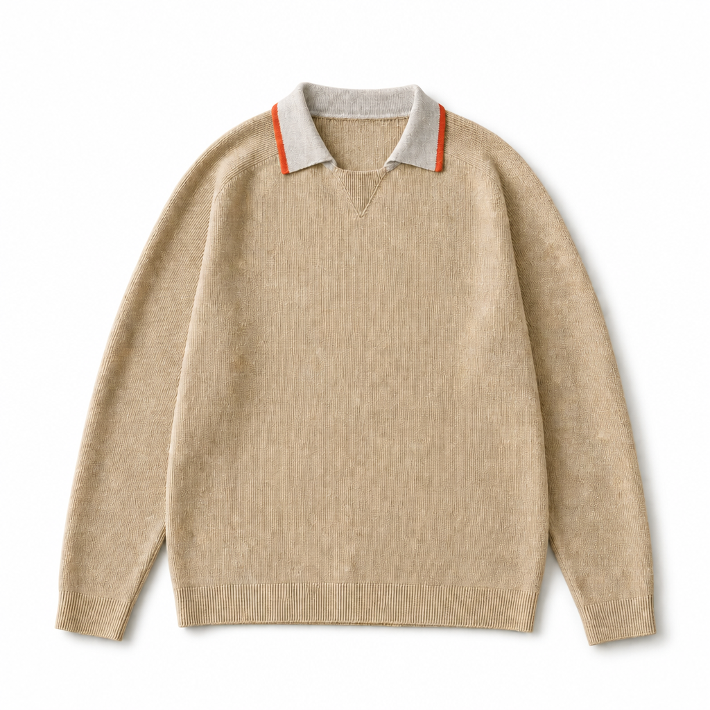Mingstreet ASC launch still-life | SOD | Contrast Collar Linen Knit Sweater | Beige | background_redo_2026-06-21